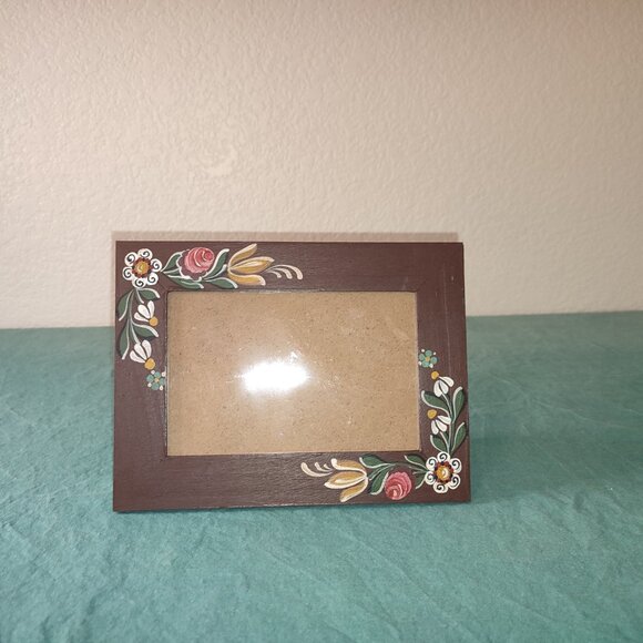 Folk Transylvanian Hand painted Photo Frame wooden Traditional Authentic Gift - Picture 4 of 7